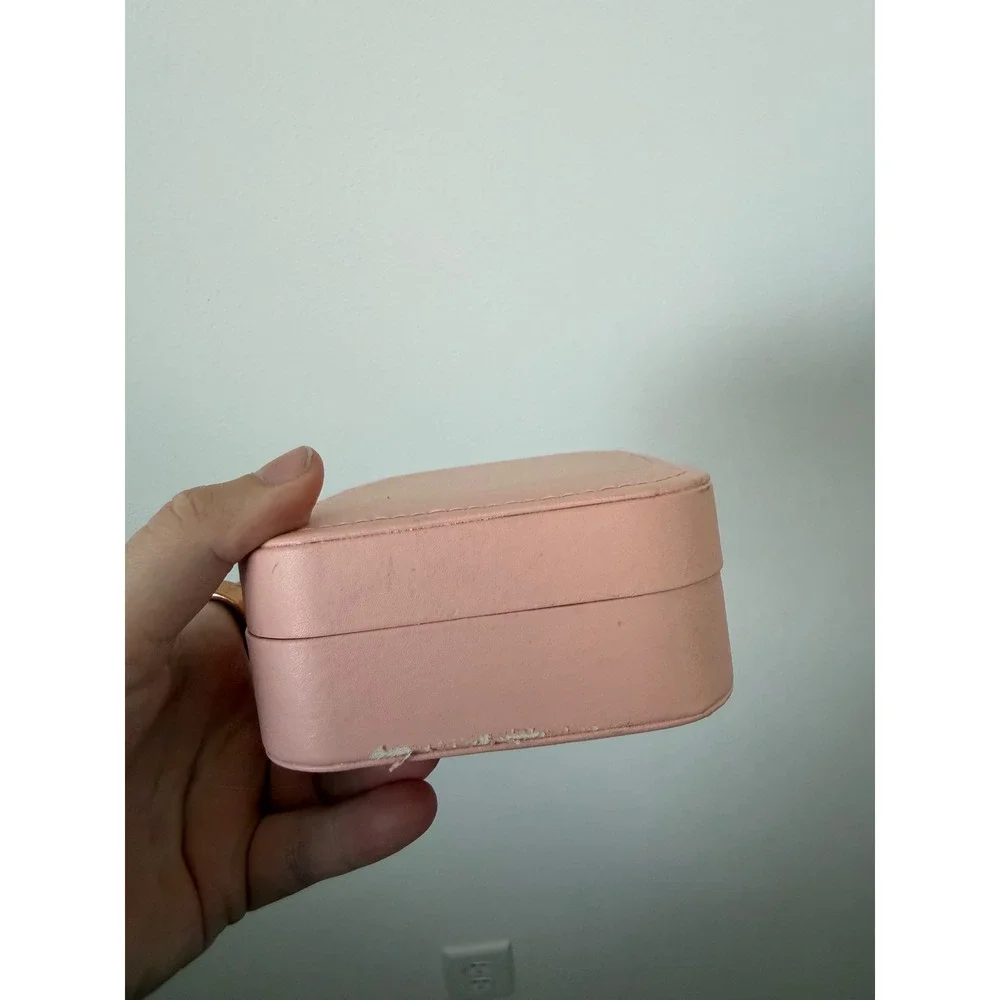 Pink Jewelry Box Organizer – Multi-Compartment Storage